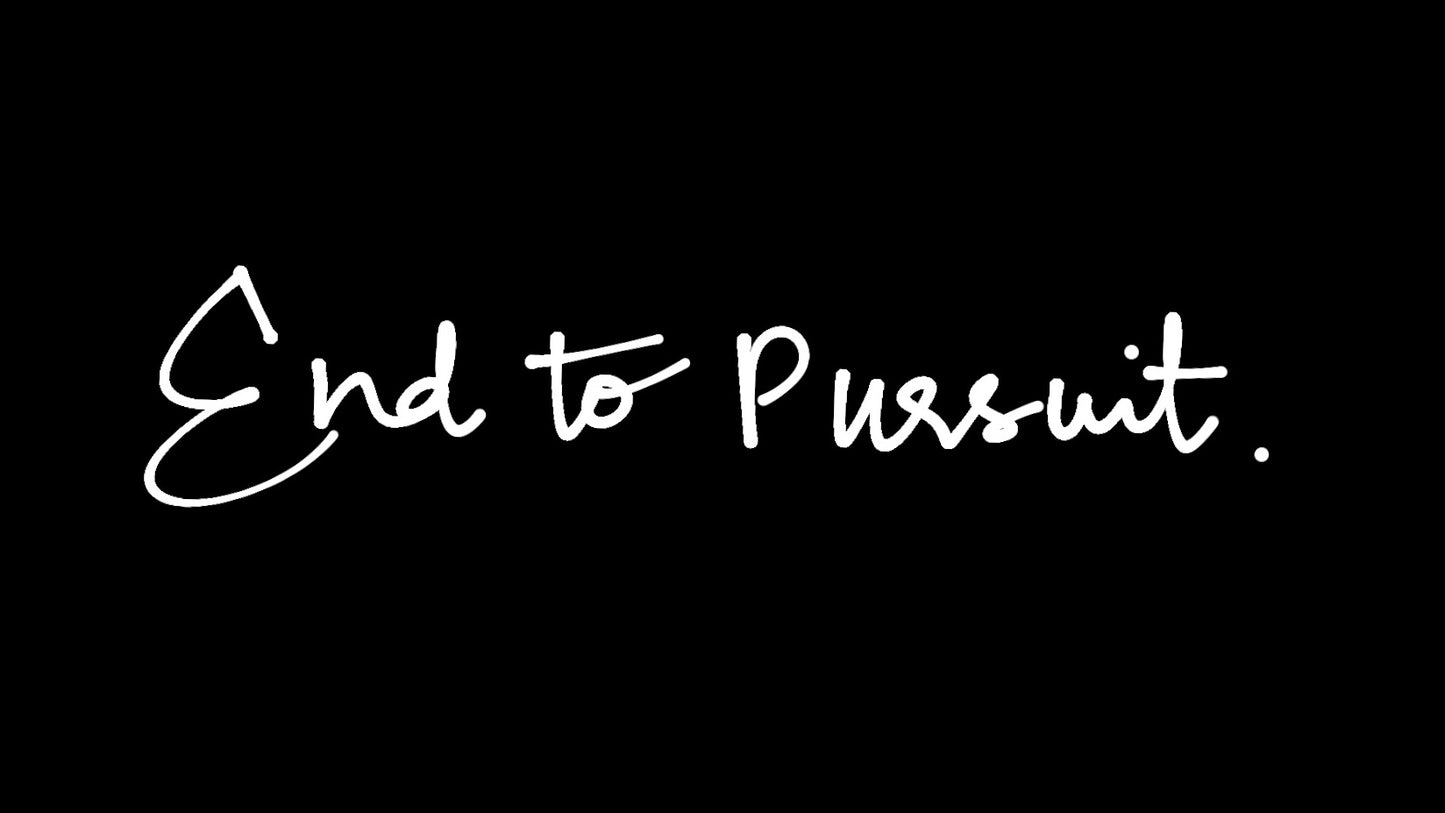 End to Pursuit - Oversized T-shirt